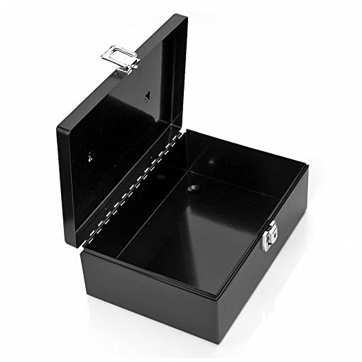 Cash Box Locking Latch with Tray Cashier Drawer Money