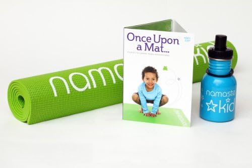 Namaste Kid Kids Yoga DVD, Water Bottle, and Yoga Mat - Once Upon a Mat Bundle