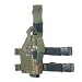UTG Adjustable Leg Holster for Pistol with Non-Slip Strap/Buckle, Woodland Digital