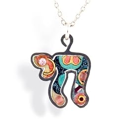 Green and Pink Chai Necklace from the Artazia Collection #760GR JN ONK