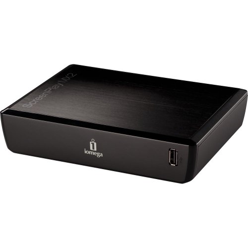 Iomega ScreenPlay MX2 HD Media Player 1 TB USB 2.0 External Hard Drive - 35652 (Black)