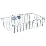 Enzo Rodi 606310 Duschkorb aus Messing rostfrei chrom 5,2 x 18 x 13 cm