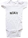 NOAH / Hurry Up - Name-series - White Or Blue Onesie / Baby T-shirt