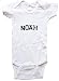 NOAH / Hurry Up - Name-series - White Or Blue Onesie / Baby T-shirt