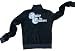 Juicy Couture Black Velour Track Jacket Crowned Queen with Jewel Detail M