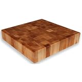 Maple End Grain Chopping Block 18 x 18 x 3 1 2 by 