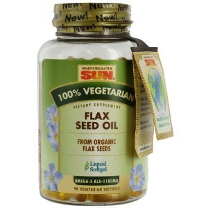 Health From The Sun - Flax Seed Oil - 90 Vegetarian Softgels ( Multi-Pack) by Health From The Sun