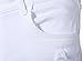 Moonwalk Men`s Elastic White Ripped Destroyed Jeans With Holes