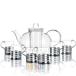 Leonardo Set Tee Balance 7tgl. / 1 Teekanne Balance + 6 Teegläser im Geschenkkarton Leonardo Set Tee Balance 7tgl. / 1 Teekanne Balance + 6 Teegläser im Geschenkkarton