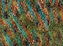 Batik Sarong - Green Goddess Symbols, Heavyweight Rayon