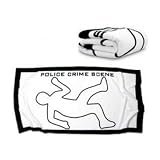 Badetuch aus Baumwolle CRIME SCENE