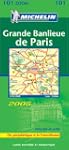 Carte routi�re : Grande banlieue de P...