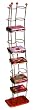 Atlantic Wave 1386   Click to enlarge Wave DVD Tower (Black Steel/Cherry Wood Base )