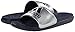 adidas Performance Men's Voloomix M Slide Sandal,Silver/Collegiate Navy/Collegiate Navy,9 M US