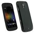 igadgitz Nero Custodia TPU Gel Case Cover Rigida Protezione per Samsung Galaxy Nexus i9250 Android Smartphone + Protettore Schermo