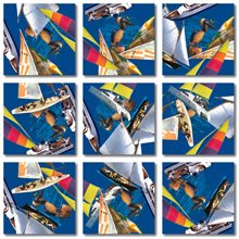 B Dazzle Boating Scramble Squares 9 Piece Puzzle by B.Dazzle