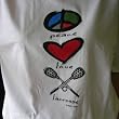 Peace Love Lacrosse T-shirt Peace Love Lacrosse T-shirt