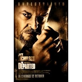 THE DEPARTED - JACK NICHOLSON - US MOVIE FILM WALL POSTER - 30CM X 43CM LEONARDO DICAPRIO
