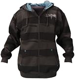 Empire Stitch Men's Hoodie Zip Sweatshirt Black - XXXL