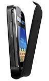 mumbi PREMIUM ECHT Leder Flip Case Samsung Galaxy Gio Tasche Hülle - Ledertasche S5660 Schutzhülle