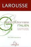 GRAND DICTIONNAIRE ITALIEN-FRANAIS FRANAIS-ITALIEN