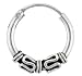 Sterling Silver Teeny Bali Hoop Earrings, 1/2
