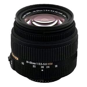 Sigma 18-50mm f/3.5-5.6 DC HSM Wide Angle Zoom Lens for Nikon D90, D80, D70, D60, D50, D40, D40X, D5000, D3000, D700, D300, D200, & D3 Digital SLRs *