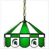 Wave 7 MSU-160SW Michigan State University 16 Wide Swag Hanging Lamp