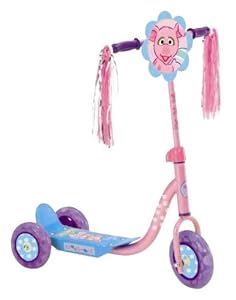 Barrio Sésamo - Patinete infantil (20 cm), color rosa