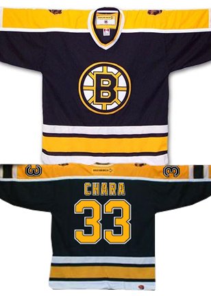 Buy CHARA #33 Boston Bruins CCM 550 Series Replica NHL Hockey Jersey (NHLPA Certified Custom Sewn...