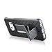 Galaxy S6 Edge Case - Debin Heavy Duty Galaxy S6 Edge Belt Clip Holster Case Hybrid Armor Cover Protector with Kickstand For Samsung Galaxy S6 Edge - Belt Case Holster - Black