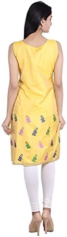 Indian Artizans Lemony Crunch Assam Silk Kurta