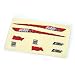 E-Flite Decal Sheet, Red Graphics: Blade MCX
