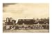 Vintage Travel Trailer with Outhouses Art Poster Print, 18x13