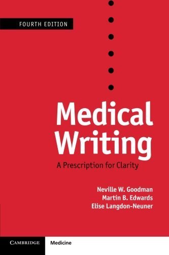 Medical Writing: A Prescription for Clarity