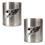 NHL Washington Capitals Two Piece Stainless Steel Can Holder Set- Primary Logo