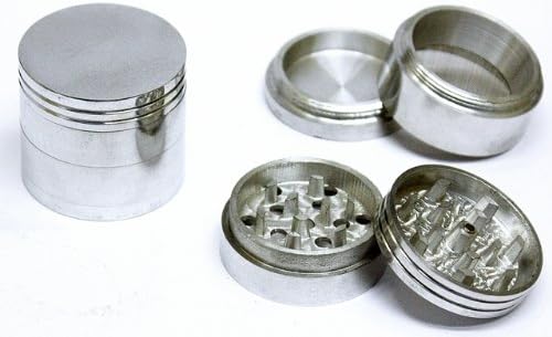 63mm/2.5in Four Piece Metal Tobacco Spice Herb Grinder