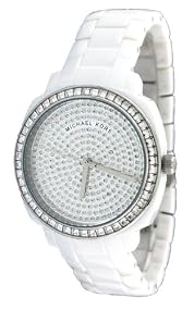 MICHAEL Michael Kors #MK5211 Women's White Acrylic Crystal Dial Watch