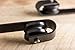 2 Barn Door Hardware Hangers, Powder Coated Black