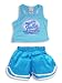 Private Label Sleepwear - Girls 2-Piece Pajama Set, Turquoise
