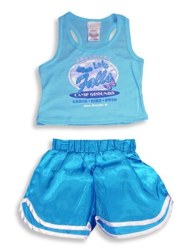 Private Label Sleepwear â€“ Girls 2-Piece Pajama Set, Turquoise