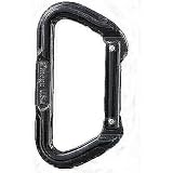 Omega Pacific Standard D Straightgate Carabiner (Black)