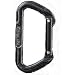 Sporting Goods : Omega Pacific Standard D Straightgate Carabiner (Black)