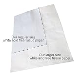 Produkt-Bild: 25 B&ouml;gen Caraselle Jumbo Seidenpapier Packseide, weiss, 75 cm x 100 cm