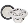 PYLE PLMRW12 12-Inch 600 Watt White 4 Ohm Marine Subwoofer