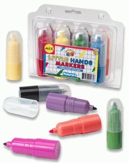Childrens Toyshop  Toys : Alex Little Hand Markers (8)