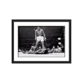 Muhammad Ali vs. Sonny Liston Framed Lithograph- 25.5x35"