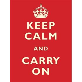 Keep Calm and Carry On Large Steel Metal Sign 30 x 40cms