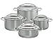 Silit Kochtopf Vision 4-tlg.: Bratentopf m. D. 20 cm Ø, Fleischtopf m. D. 16, 20 und 24 cm Ø