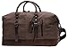 Iblue Oversized Canvas Trimng Travel Tote Luggage Duffels Handbag Leather #831